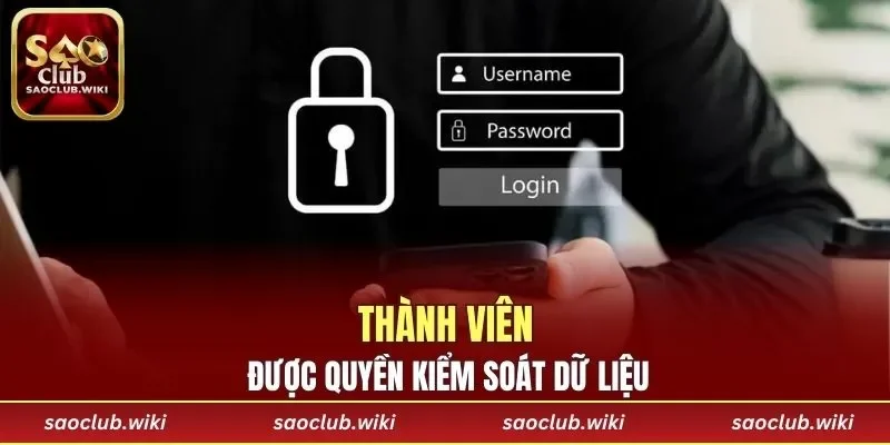 Thành viên được kiểm soát thông tin của mình