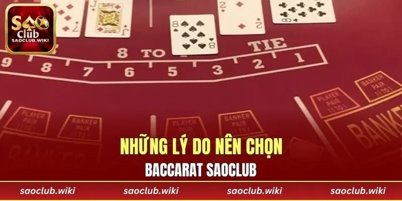 Top những lý do nên tham gia baccarat SAOCLUB
